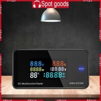 Vôn kế LCD kỹ thuật số GODD 10 50 100A Ampe kế dòng điện Đồng hồ đo năng lượng Wattmeter