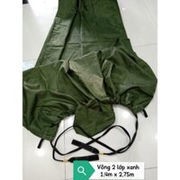 Võng 2 lớp tồn kho xuất khẩu khổ to nhiều kích thước cao cấp giá rẻ giao màu ngẫu nhiên
