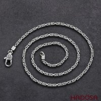 Vòng bạc đeo cổ nam bạc 925 cao cấp bền màu độ cứng cao chống trầy xước