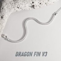 Vòng bạc Dragon Fin V3 “Ngân Long Cốt” – Bạc S925