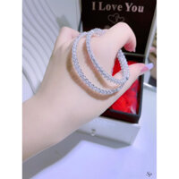Vòng bạc nữ full đá.