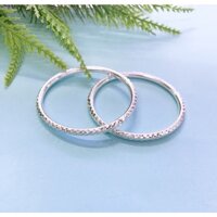Vòng bạc ta S990 chạm máy cho bé gái BG001 Ann’s Silver