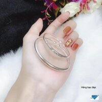Vòng Bạc Trơn Khắc Tên - Vòng Bạc Cua Trơn Cho Bé và Cho Mẹ