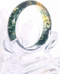 Vòng băng ngọc thủy tảo huyết ni 64 mệnh hỏa, mộc - Ngọc Quý Gemstones