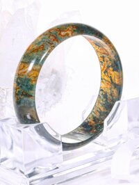 Vòng băng ngọc thủy tảo huyết mệnh hỏa, mộc - Ngọc Quý Gemstones - Ni 58