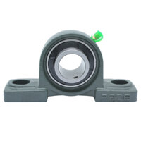 vòng bi 6202 Gối đỡ vòng bi cầu UCP202 chất liệu vỏ gang gối đỡ bạc đạn thép không gỉ bi mắt trâu