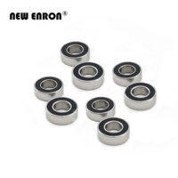 Vòng bi 8Pc B021 5 * 10 * 4mm B030 10 * 15 * 4mm Kín Thu nhỏ rãnh sâu Cao su đen kín cho xe RC HPI 1 / 10 WR8 3.0 Thông lượng KEN Đạn ST MT 3.0 5B Savage X 4.6