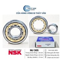 Vòng bi bạc đạn đũa đỡ một dãy NU (ca trong tụt hai bên) 305 306 307 hãng NSK