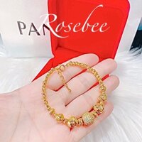 Vòng bi charm đính full đá mạ vàng 18 (ảnh thật ở cuối)