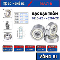 Vòng bi chuyên dụng, Vòng bi tốc độ cao, bạc đạn động cơ, ổ bi NACHI 6210, 6211, 6212, 6213, 6214, 6215, 6216 TD
