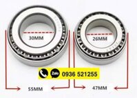 Vòng bi cổ Chén cổ Bi đũa Chịu áp lực tốt Suzuki GZ150A GZ125HS VANVAN 200 125 RV125 RV200 …. Và các dòng xe tương ứng