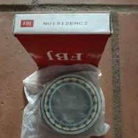 Vòng bi NU 1012EMC3 hiệu FBJ, vòng bi lăn hình trụ chịu lực