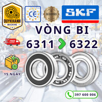 Vòng bi rãnh sâu, bạc đạn động cơ SKF 6308-2RS, 6309-2RS, 6310-2RS 6311-2RS 6312-2RS 6313-2RS 6314-2RS 6315-2RS 6316-2RS