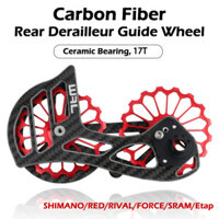 Vòng Bi Sứ Sợi Cacbon 17T Cho Xe Đạp, Bánh Xe Dẫn Hướng Cùi Đề Sau Cho SHIMANO/Đỏ/Đối Thủ/FORCE/SRAM/Etap-168-DigitalVN