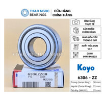 Vòng bi Thảo Ngọc bạc đạn tròn 6306 6307 6308 6309 6310 KOYO hàng CHÍNH HÃNG xuất xứ Nhật