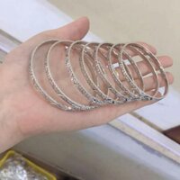VÒNG BỘ XIMEN BẠC CAO CẤP - CÓ KHÓA THÁO RA DỄ DÀNG