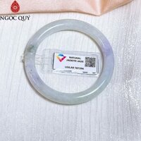 Vòng cẩm thạch A - Ngọc phỉ thúy type A chất nếp cọng tròn 7-8mm (kèm kiểm định type A) - Ngoc Quý