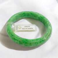 Vòng Cẩm Thạch Bản Hẹ Màu Xanh Lý Kèm Giấy Kiểm Định SJC - Ngọc Trai Trường Thịnh