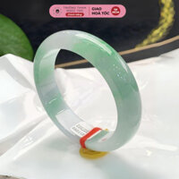 Vòng Cẩm Thạch Bản Hẹ Xanh Ngọc Bích Kèm Giấy Kiểm Định Size 54-58 - Ngọc Trai Trường Thịnh