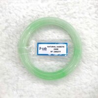 Vòng Cẩm Thạch Bản Tròn Xanh Táo Ni 53 Kèm Kiểm Định Mã 280277 - Ngọc Trai Trường Thịnh