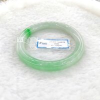 Vòng Cẩm Thạch Bản Tròn Xanh Lý Ni 54 Kèm Kiểm Định Mã 280279 - Ngọc Trai Trường Thịnh