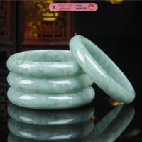 Vòng Cẩm Thạch Màu Đậu Trắng Nếp Bản Hẹ Sang Trọng, Tinh Tế Và Quý Phái - Ngọc Trai Trường Thịnh