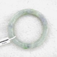 Vòng Cẩm Thạch Trắng Ánh Xanh Chột Ú Ni 54 Kèm Kiểm Định Mã 3887 - Ngọc Trai Trường Thịnh