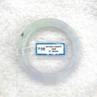 Vòng Cẩm Thạch Trắng Bạch Ngọc Ánh Tím Chột Ú Ni 55 Kèm Kiểm Định Mã 280296 - Ngọc Trai Trường Thịnh