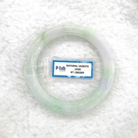 Vòng Cẩm Thạch Trắng Bạch Ngọc Chột Ú Ni 56 Kèm Kiểm Định Mã 280289 - Ngọc Trai Trường Thịnh