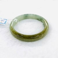 Vòng Cẩm Thạch Type A Bản Hẹ Ni 55 Kèm Kiểm Định Mã 271298 - Ngọc Trai Trường Thịnh