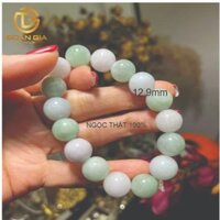 Vòng cẩm thạch Type A hạt 13mm - Đoàn Gia Jewelri