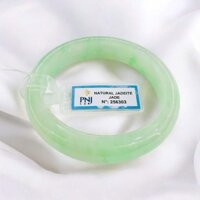 Vòng Cẩm Thạch Xanh Lý Táo Bản Hẹ Ni 58 Kèm Kiểm Định 256303 - Ngọc Trai Trường Thịnh