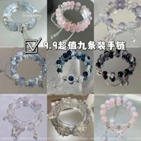 vòng cặp ngọc hoà điền Vòng tay bướm pha lê vòng tay giá trị cao bên học sinh vòng tay trẻ em nữ bạn gái tình bạn vòng tay cổ tích hai ba bốn người