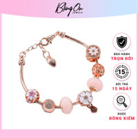 Vòng charm Pandora hoa mai trắng