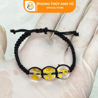 Vòng chỉ đỏ may mắn tam hợp tỵ dậu sửu - có khai quang điểm nhãn may mắn tài lộc - Phong Thủy Anh Vũ