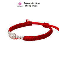 Vòng chỉ đỏ nén bạc ANCARAT