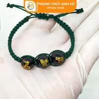 Vòng chỉ may mắn tam hợp tỵ dậu sửu - Vòng tay tam hợp quý nhân - Bảo hành 12 tháng