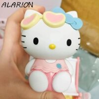 Vòng chìa khóa búp bê hoạt hình ALARION, Thay đổi màu sắc Mặt dây chuyền mèo KT sáng tạo, Nhựa ngộ nghĩnh ngọt ngào Kawaii Rám nắng Túi KT quyến rũ Cặp đôi