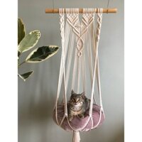 Võng cho mèo võng macrame cho thú cưng
