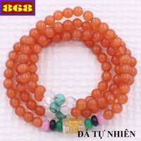 Vòng chuỗi 108 hạt Đá Mắt Mèo 6mm, 8mm - Tràng chuỗi phong thủy - Size phù hợp cho nam và nữ