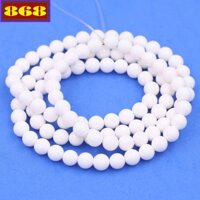 Vòng chuỗi 108 hạt Đá San hô trắng - Chuỗi đá Phong thủy Size 6mm, 8mm - Hợp mệnh Kim, mệnh Thủy