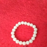 Vòng chuỗi dạ quang phát sáng ban đêm ( Chuỗi 21 hạt đá dạ quang 8 ly deo vừa cho vòng đo cổ tay 14cm)