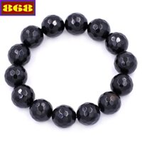 Vòng chuỗi đeo tay đá đen cắt giác