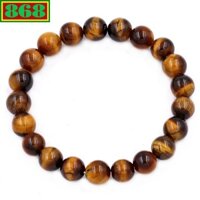 Vòng chuỗi đeo tay đá mắt hổ vàng đen 8 ly, từ 6 ly đến 16 ly, 108 hạt, vòng tay chuỗi hạt, vòng tay hạt chuỗi