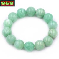 Vòng chuỗi đeo tay đá ngọc phỉ thúy, từ 6 ly đến 14 ly, vòng tay chuỗi hạt