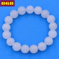 Vòng chuỗi đeo tay đá trắng, vòng tay hạt chuỗi