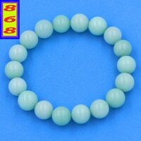 Vòng chuỗi đeo tay Xanh Ngọc Size 10 ly - hợp mệnh Hỏa, mệnh Mộc