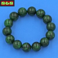 Vòng chuỗi tay đá đông ninh xanh lá, vòng tay chuỗi hạt