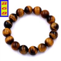 Vòng chuỗi tay Đá mắt hổ vàng đen 8 ly, 10 ly, 12 ly, 14 ly, 16 ly - Mang lại tài lộc