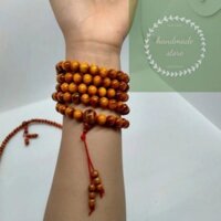 Vòng Chuỗi Tràng Hạt Gỗ Huyết Long (108 hạt)